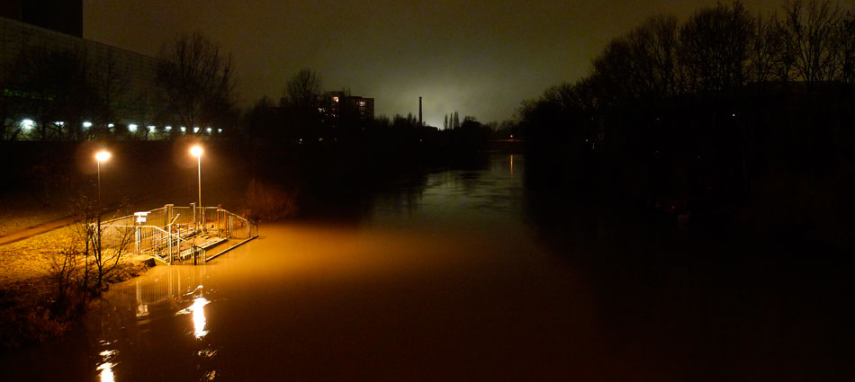 Hochwasser Ihme Kraftwerk Linden