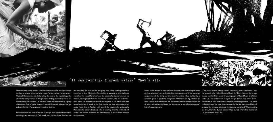 Doppelseite, Black.Light Project, Wolf Böwig