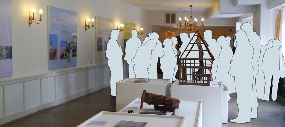 Ausstellungsgestaltung, Sonderausstellung "Denkmal jetzt!", Göttingen, 2013