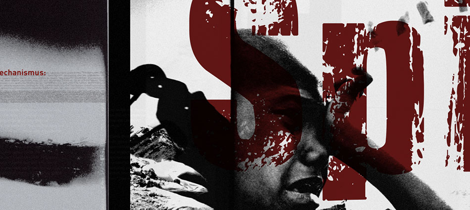 Screenshot, "Über Gewalt berichten"