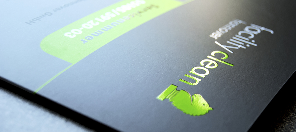 Gestaltung, Broschüre, "Großküchenreinigung", FacilityClean Hannover GmbH, 2014