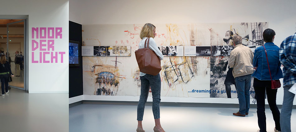 Reportage „City of Rest“ aus dem Black.Light Project und der Animation „Reporting Violence“, Wolf Böwig, Noorderlicht Fries Museum, Leeuwarden, Niederlande